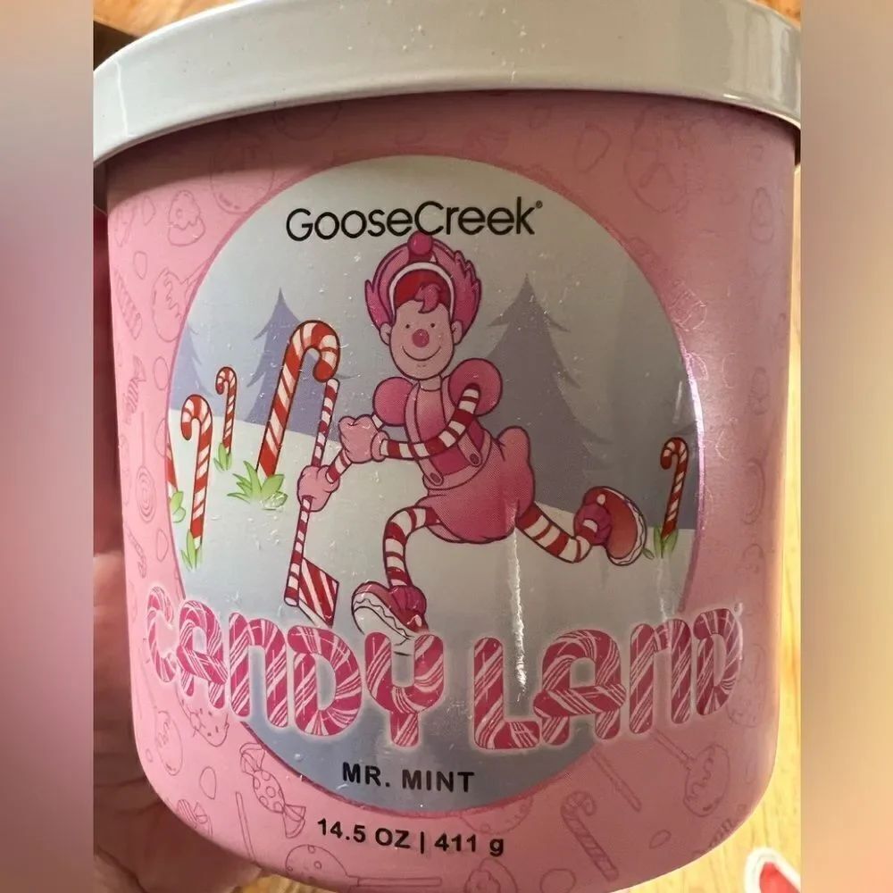 Goose Creek Limited Edition Candlyland Mr Mint 3 Wick Candle